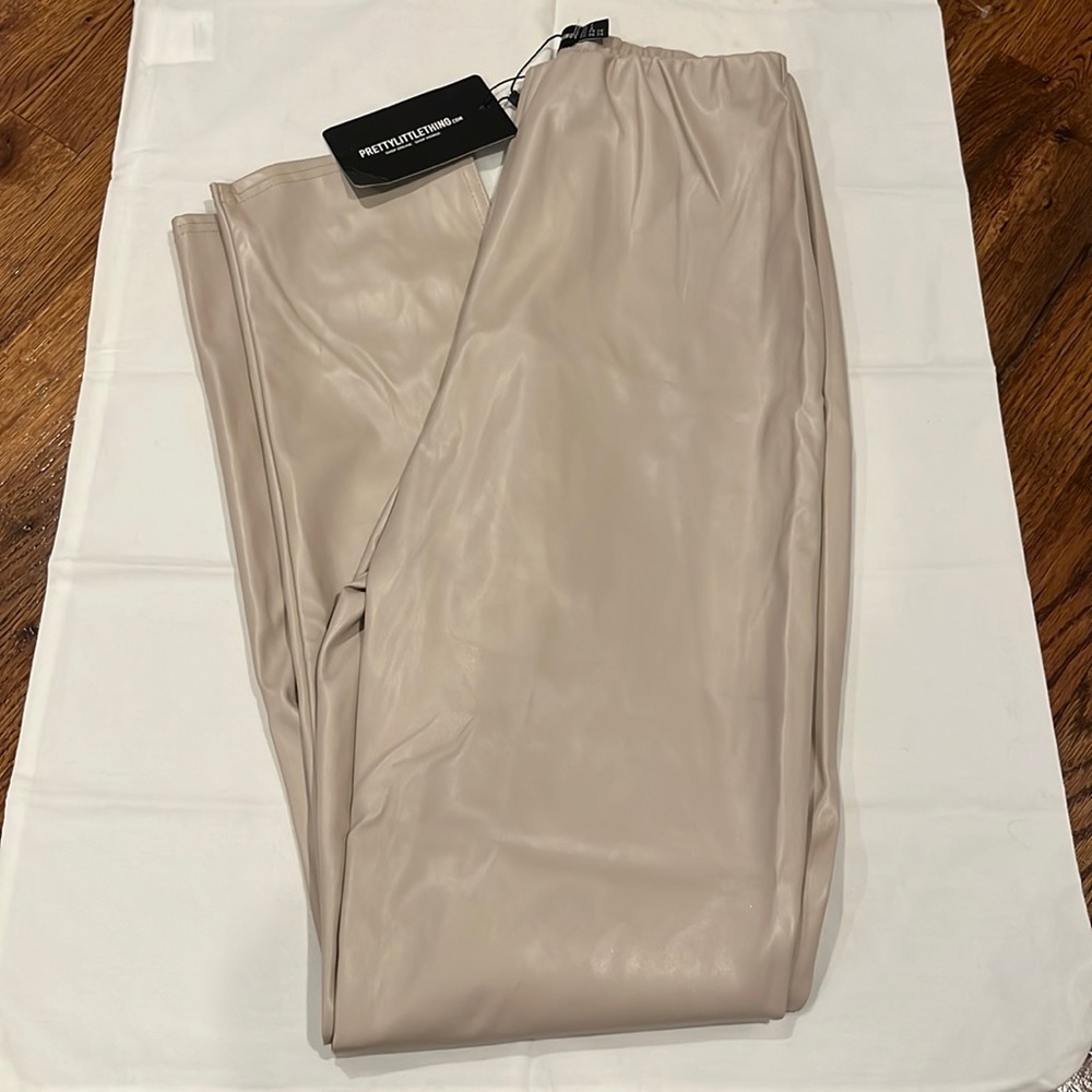 Tan Leather Pants